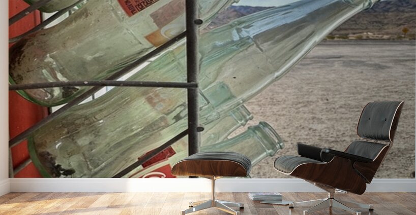 Desert Coke Bottles Wall Murals