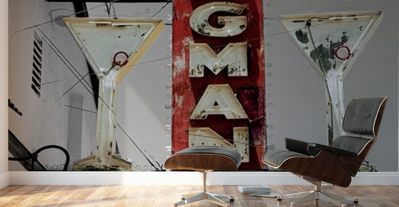 Kingman Club vintage sign Wall Murals