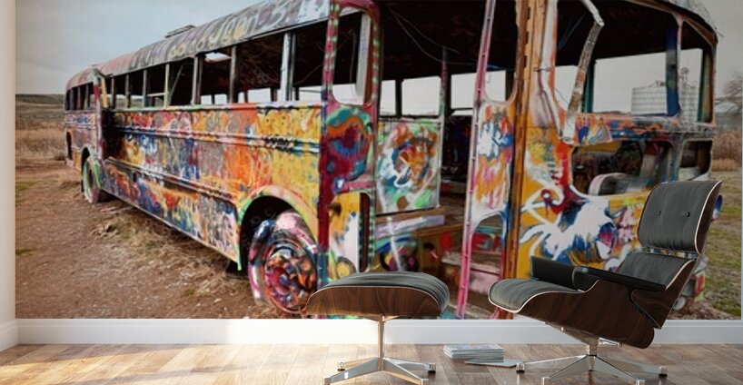 Magical Mystery Bus -1 Wall Murals