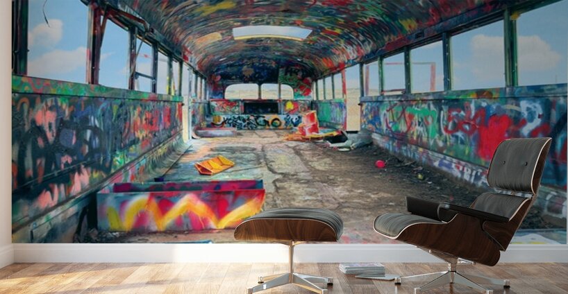 Magical Mystery Bus -4 Wall Murals