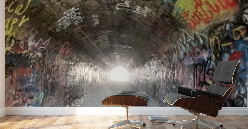 Baird Springs Tunnel -vertical Wall Murals
