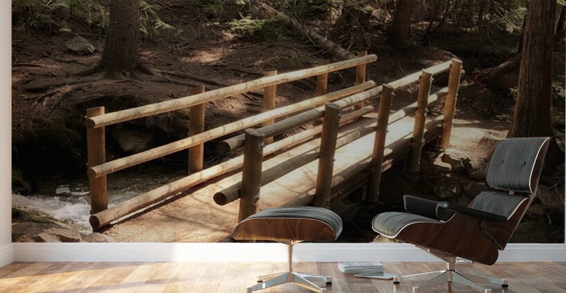 Forest Bridge Wall Murals