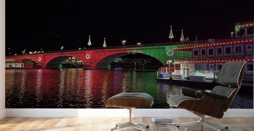 Christmas at London Bridge -3 Wall Murals