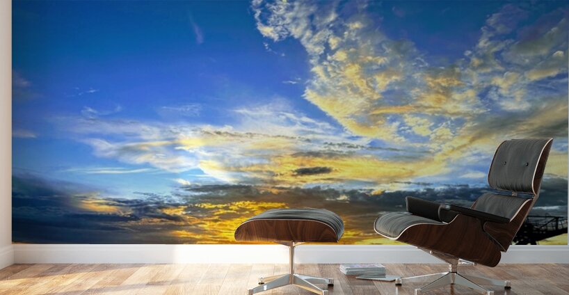 Sunset at Snowbowl -4 Wall Murals