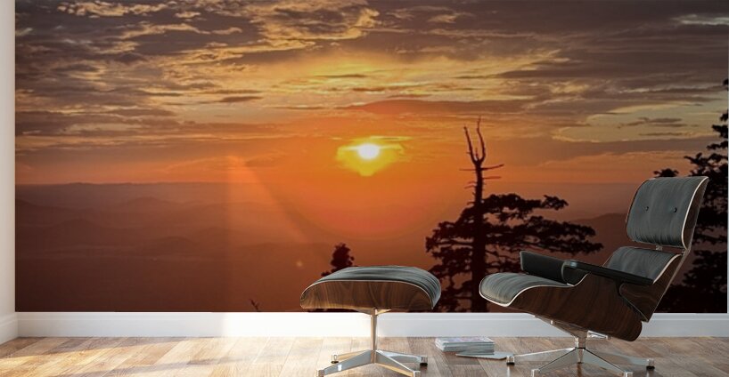 Sunset at Snowbowl -2 Wall Murals