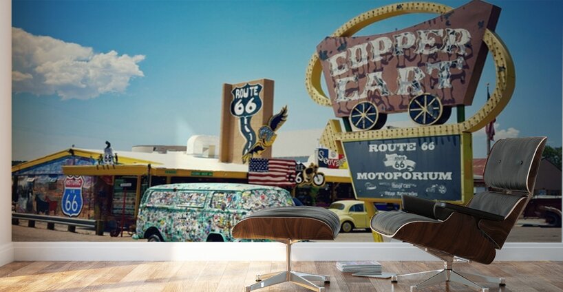 Copper Cart -Seligman Az Wall Murals