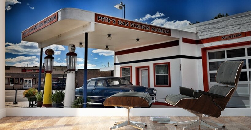 Pete’s Gas Station Museum - Williams Arizona Wall Murals