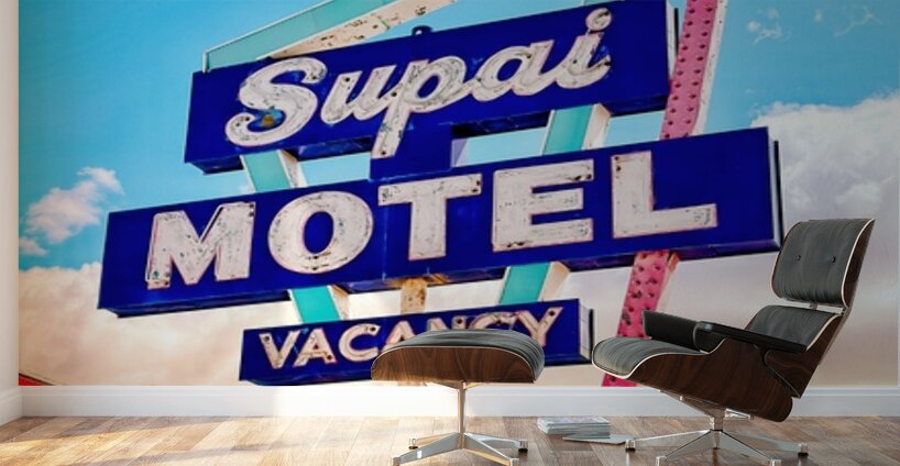 Supai Motel - retro  Wall Murals