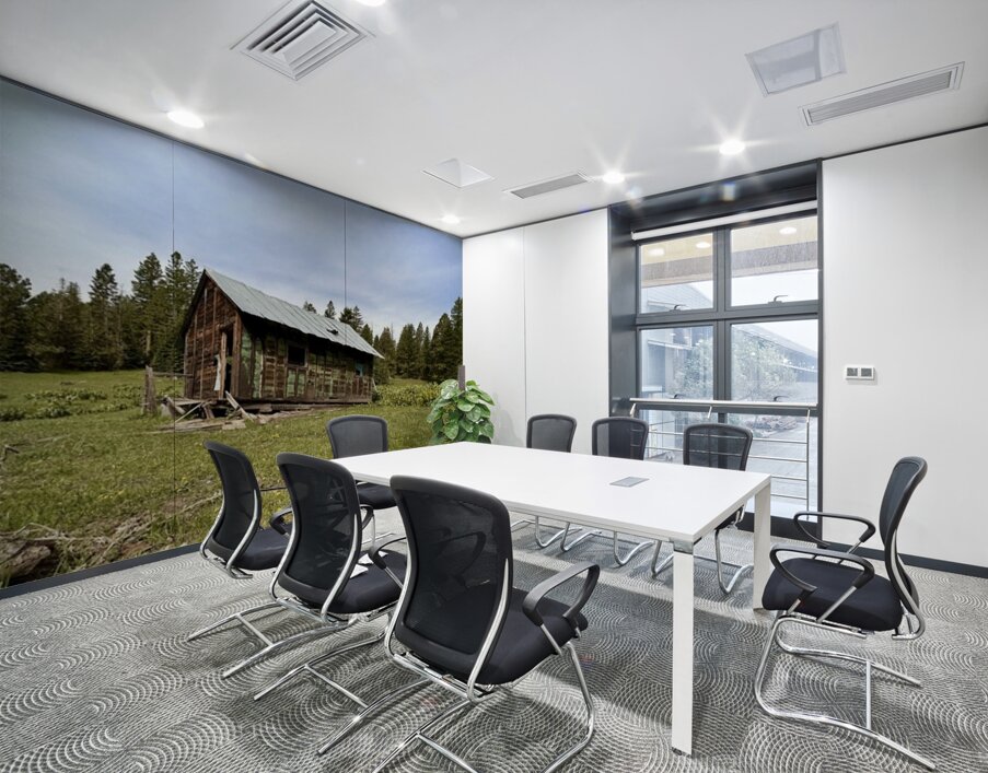 Colockum Ridge House Wall Printing