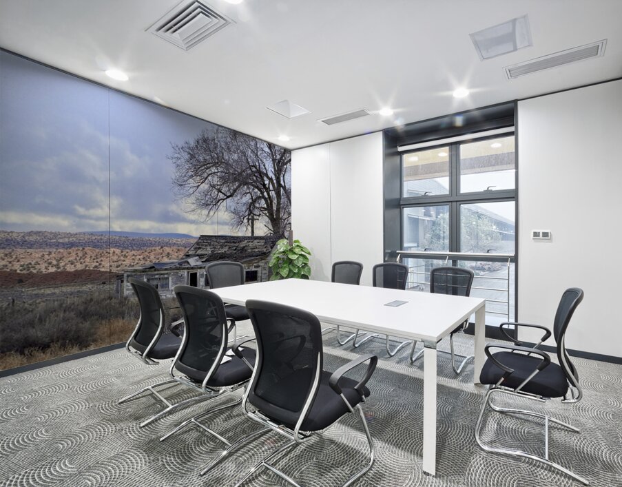 Farmhouse Decay - horizontal Wall Printing