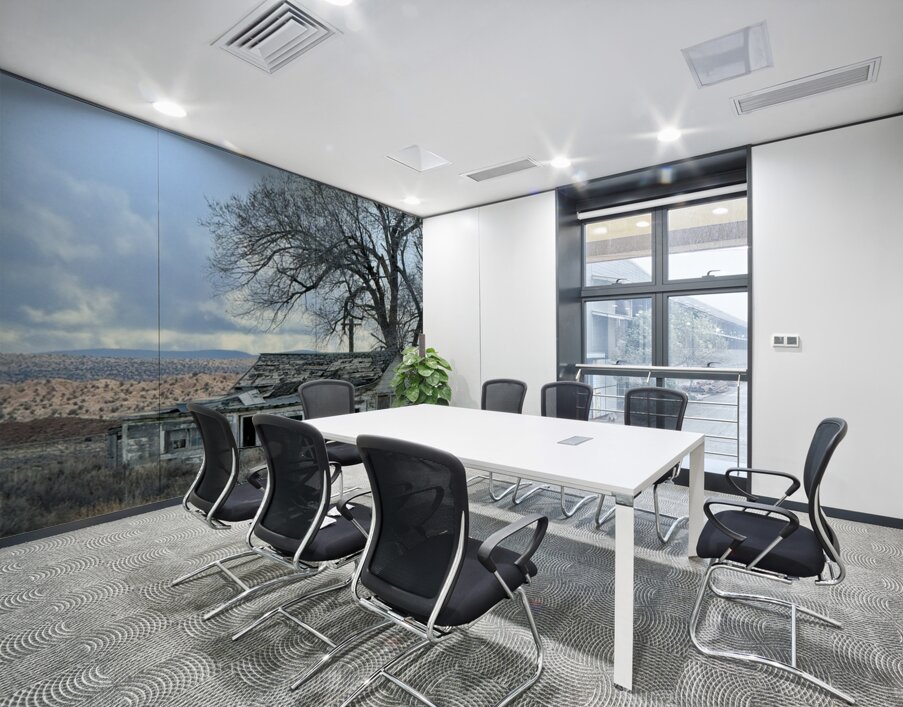 Farmhouse Decay - vertical Wall Printing