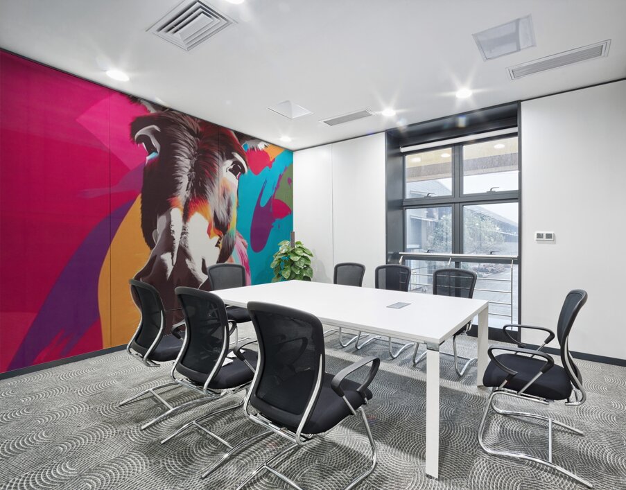 Pop Art Donkey Wall Printing