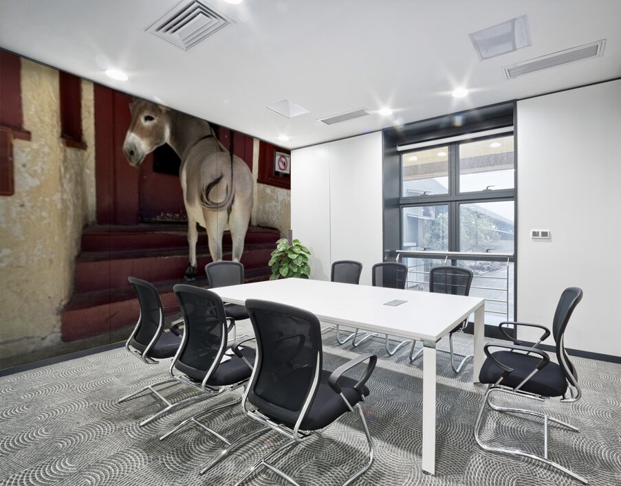 My eyes are up here  Wall Printing