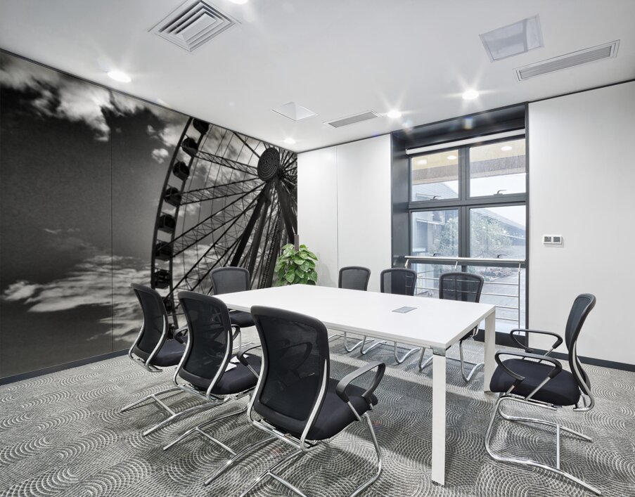 Seattle Great Wheel  B&W Wall Printing