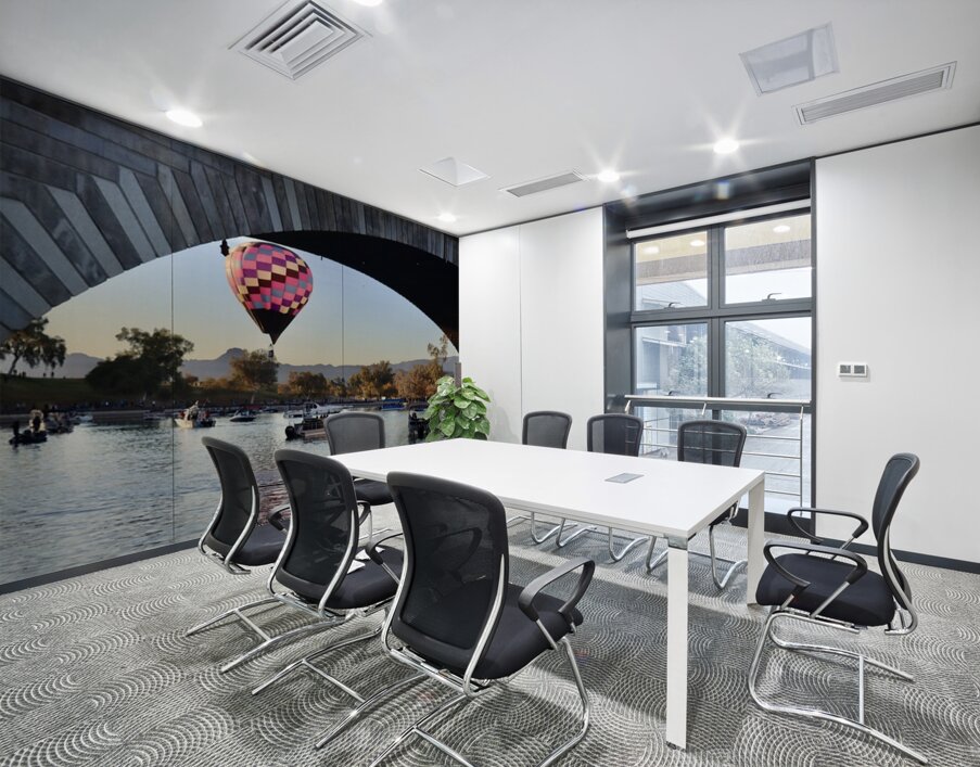 Balloons at the bridge -1 Wall Printing