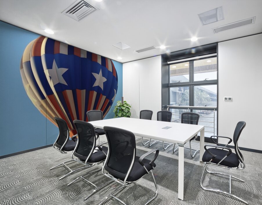 Stars and Stripes balloon Wall Printing