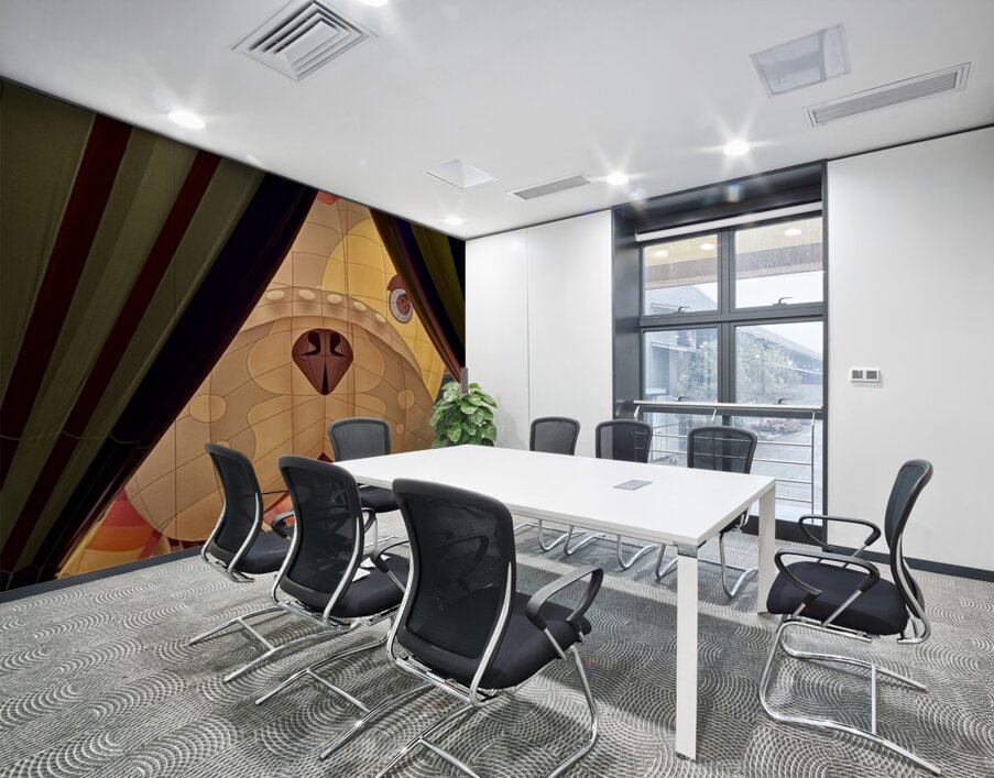 Peek A Boo Wall Printing