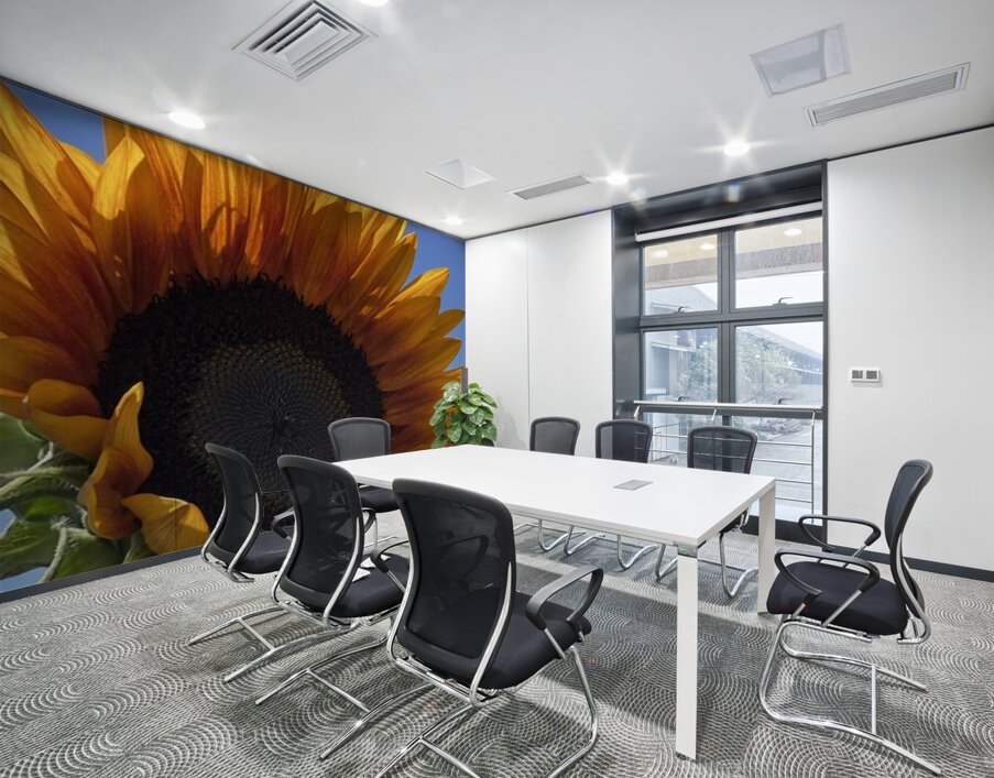 Big Sunflower Wall Printing