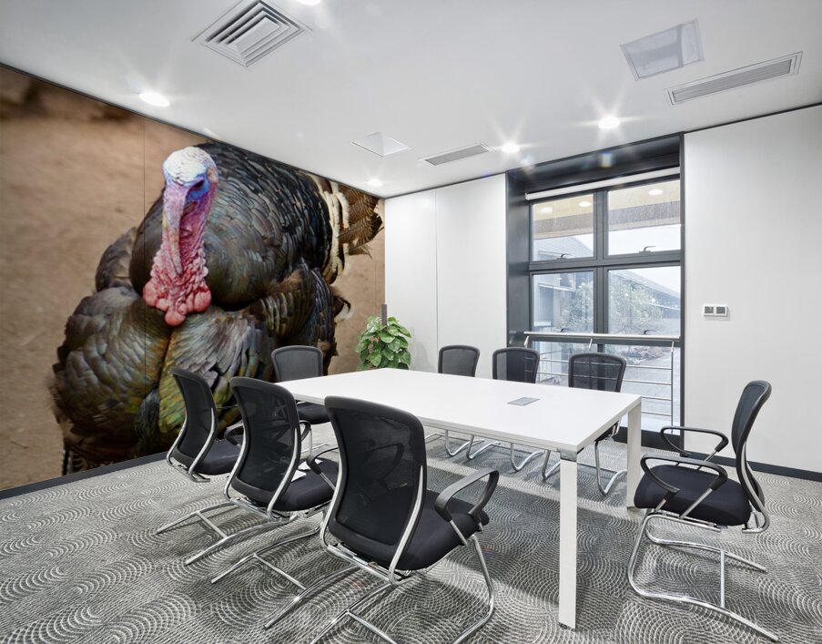 Wild Turkey Wall Printing