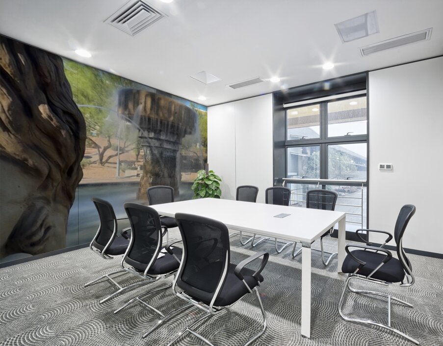 Fountain at English Village Wall Printing