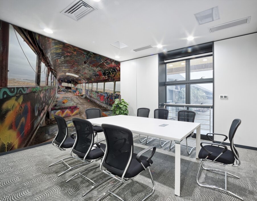 Magical Mystery Bus -3 Wall Printing