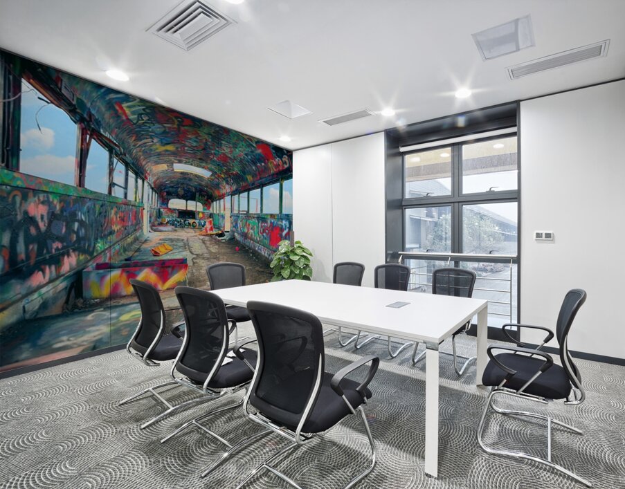 Magical Mystery Bus -4 Wall Printing