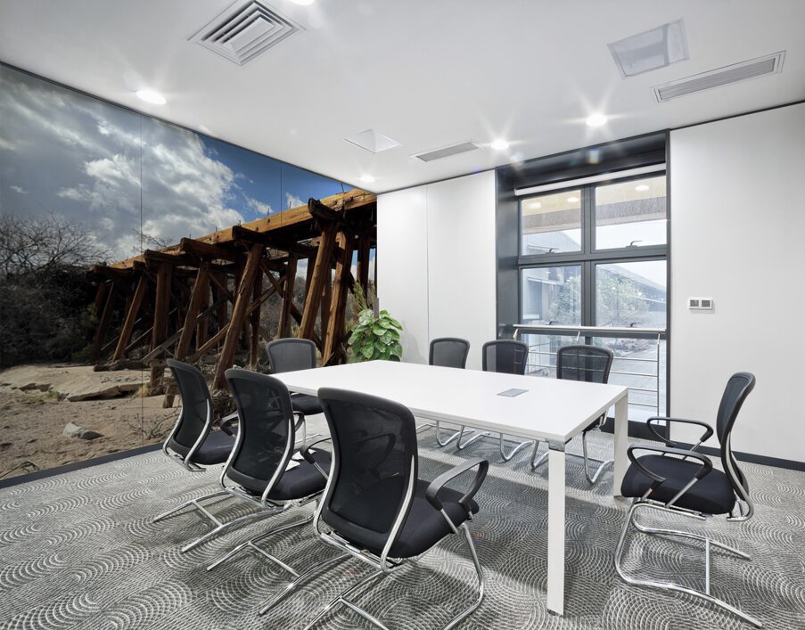 Old West Railroad Bridge Wall Printing