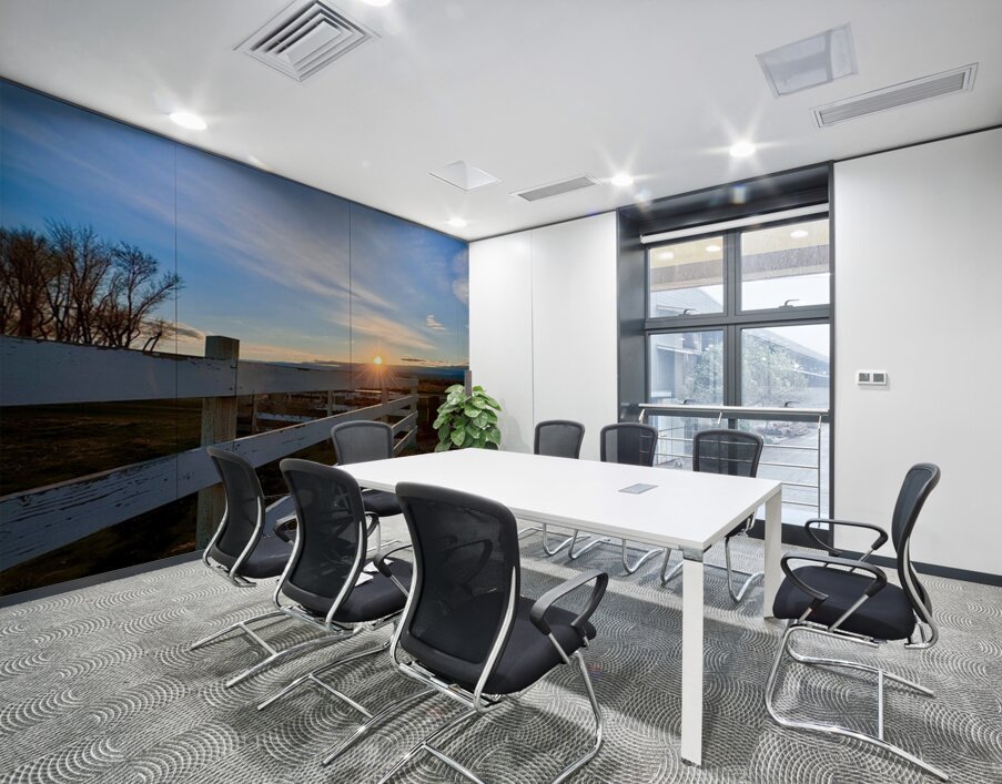 Split Rail Sunset Wall Printing