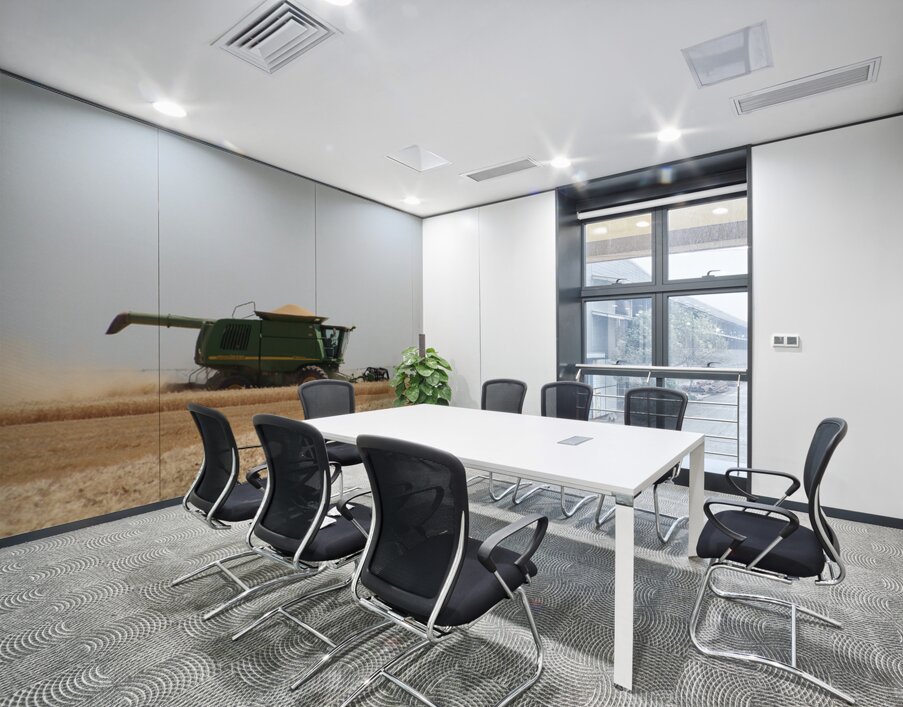 Wheat Harvest Wall Printing