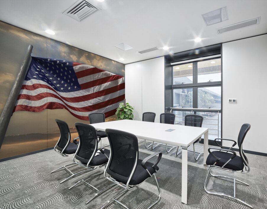 Flag Day Wall Printing