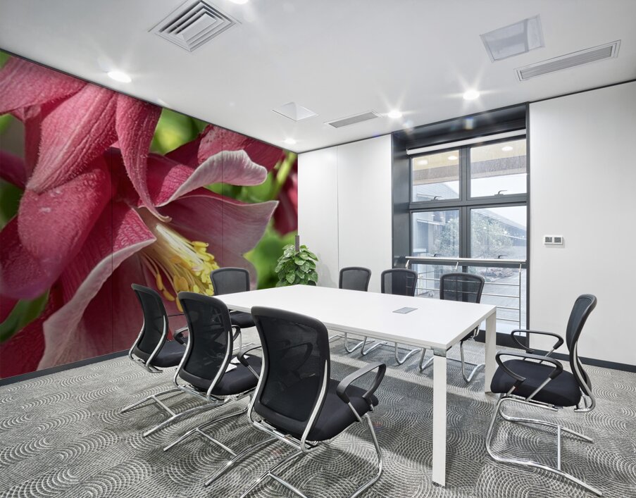 Columbine Bloom Wall Printing