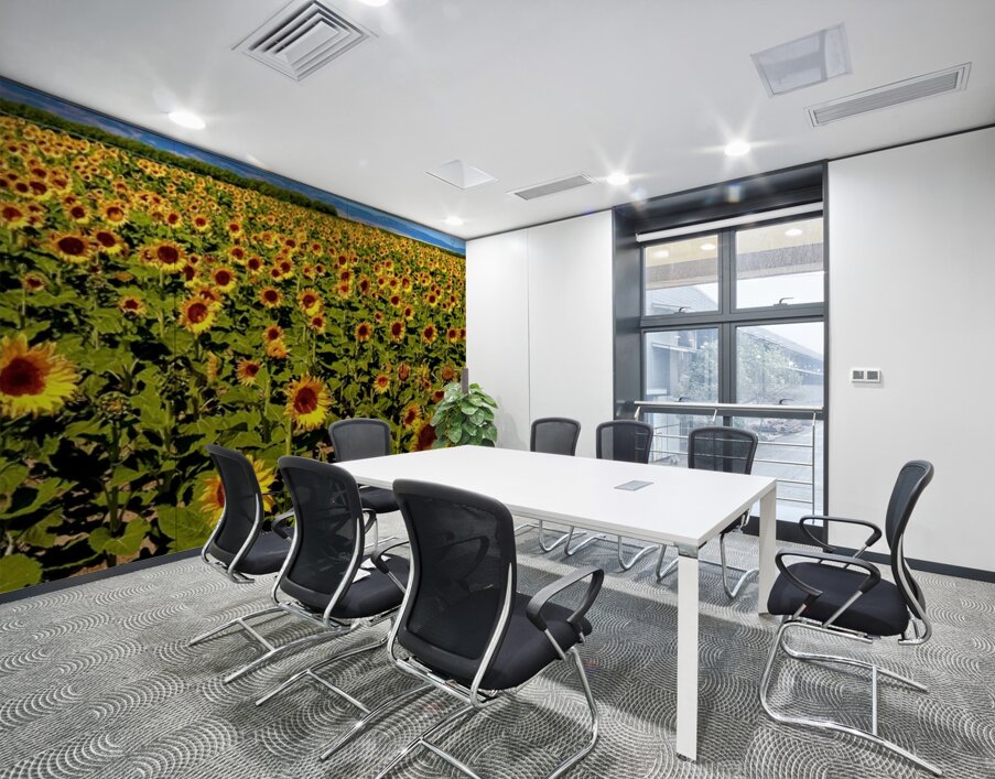 The Sunflower Sea Wall Printing