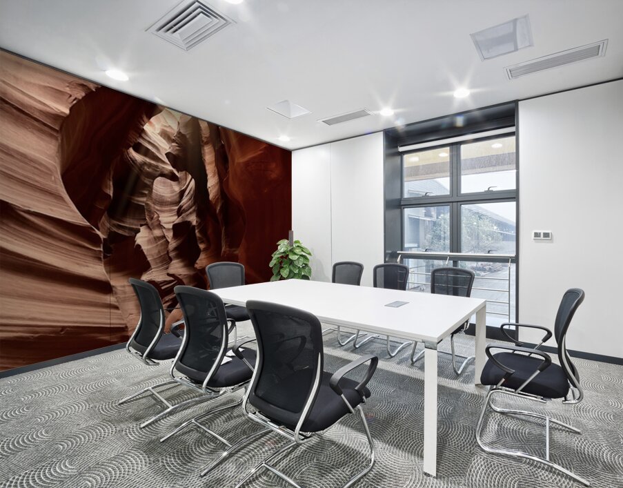 Sunlight in Antelope Canyon Wall Printing