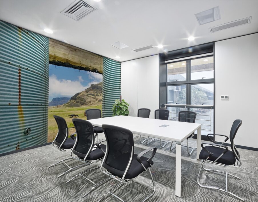 The Silos at Westbar Wall Printing