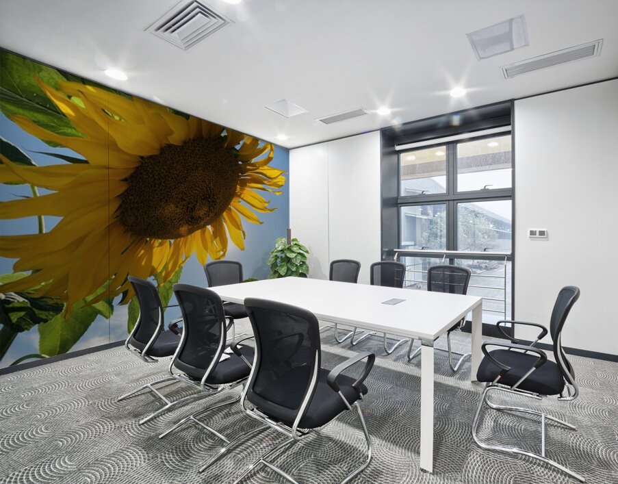 Sunflower Love Wall Printing