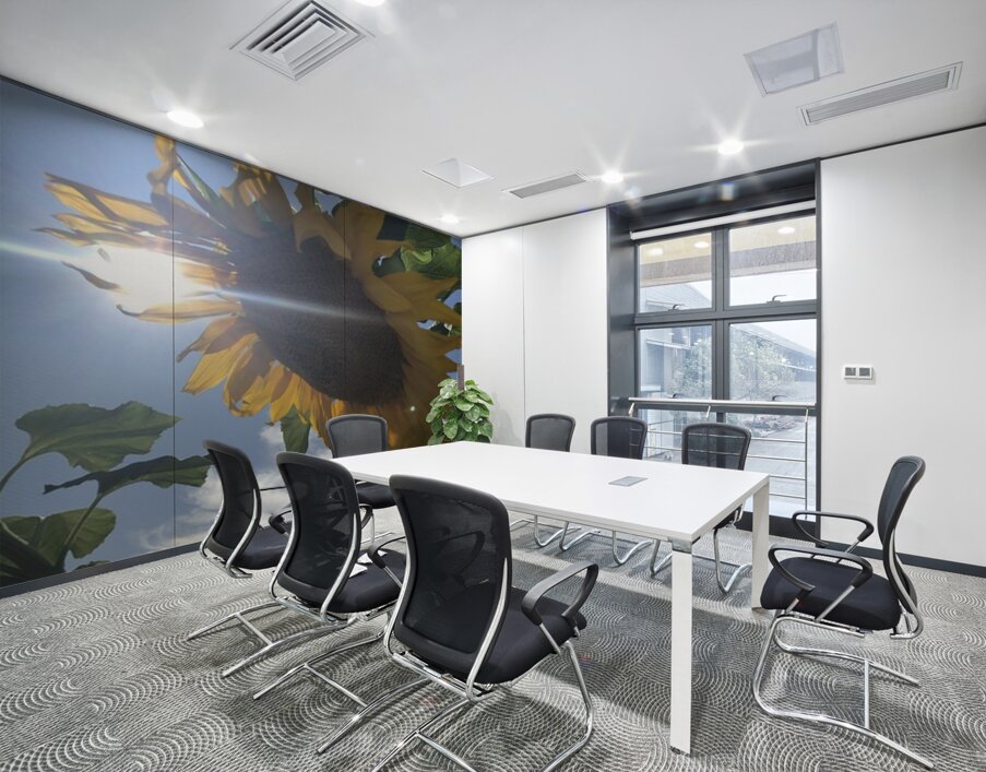 Sunflower and Sunlight Wall Printing