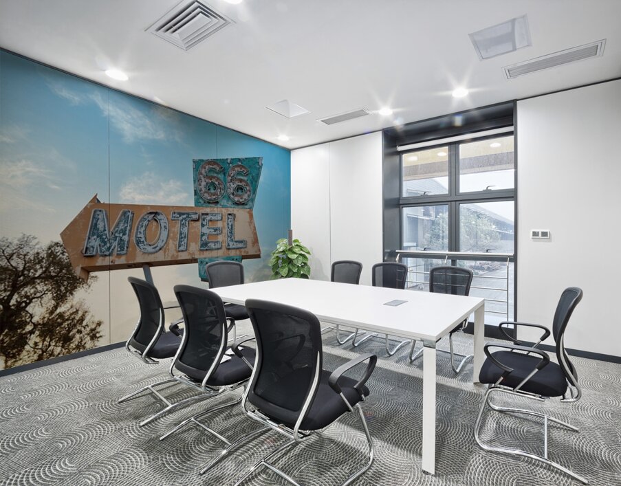 The 66 Motel - Needles California sign Wall Printing