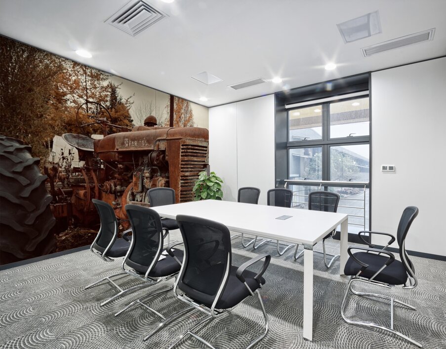 Vintage Farmall Tractor Wall Printing