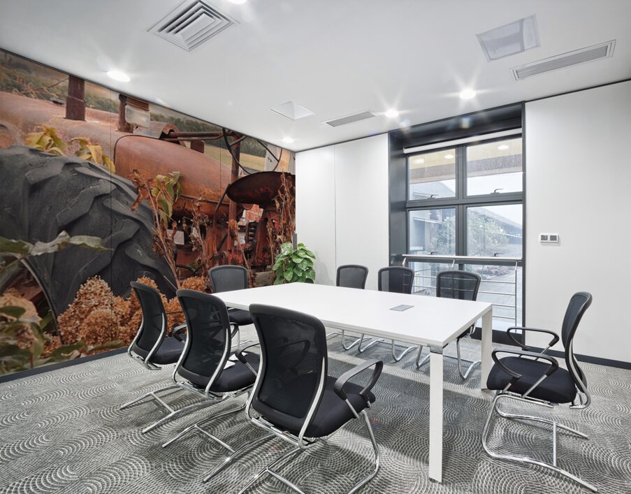 Something in the Orange. Vintage Farmall tractor Wall Printing