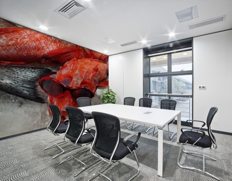 Something Fishy Wall Printing