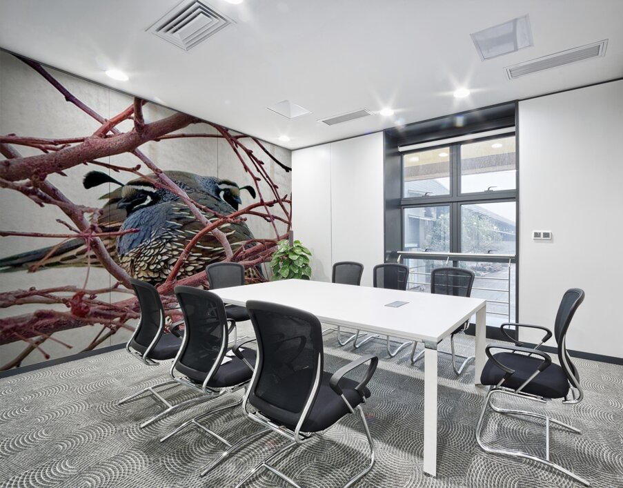 Winter Quail Wall Printing