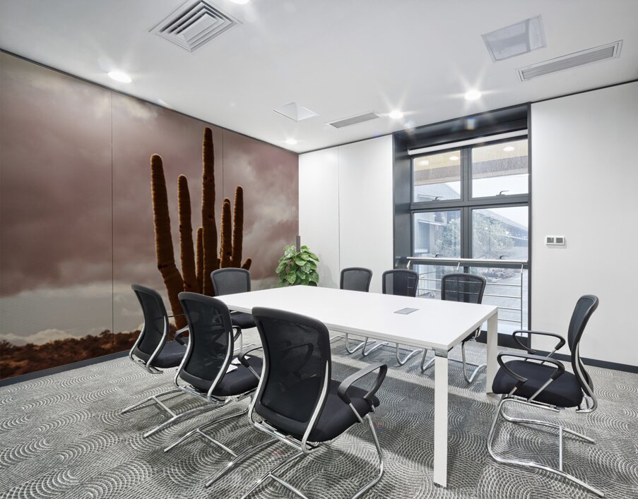 Sunlit Saguaro Wall Printing