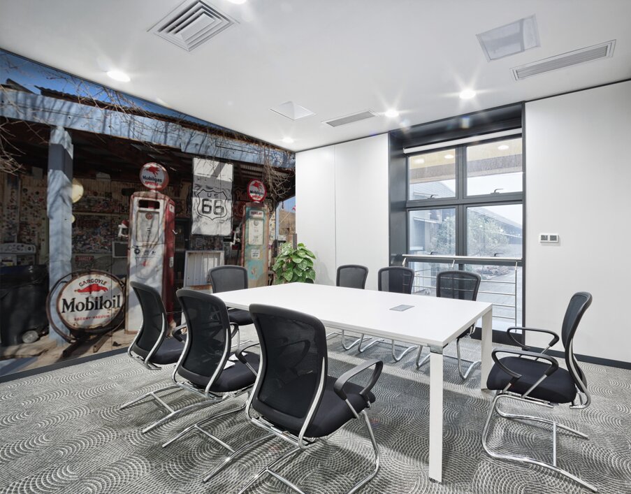 Mobil Oil at Hackberry Route 66 Wall Printing