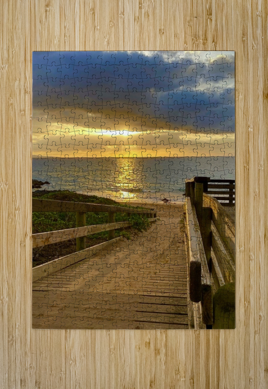 Kihei Sunset 1 Leslie Affeldt Photography Puzzle printing