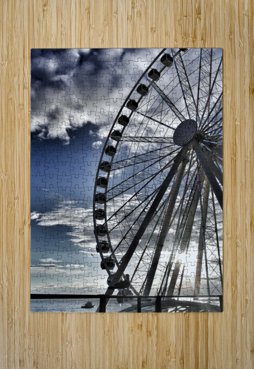 The Seattle Great Wheel Leslie Affeldt Photography Puzzle printing