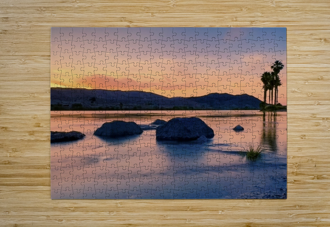 “Flow” Colorado River Sunset Leslie Affeldt Photography Puzzle printing