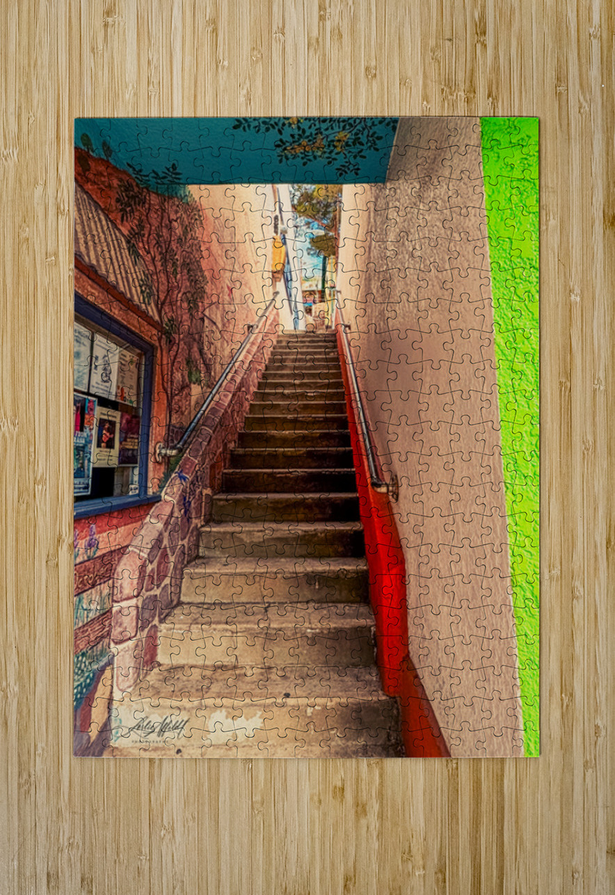 Bisbee Staircase -1 Leslie Affeldt Photography Puzzle printing