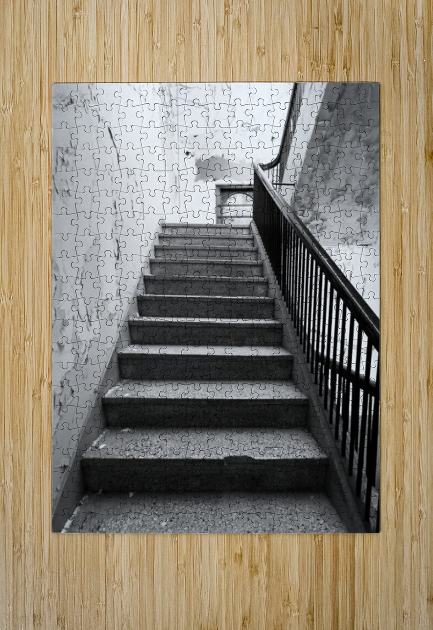 Vintage Staircase Leslie Affeldt Photography Puzzle printing