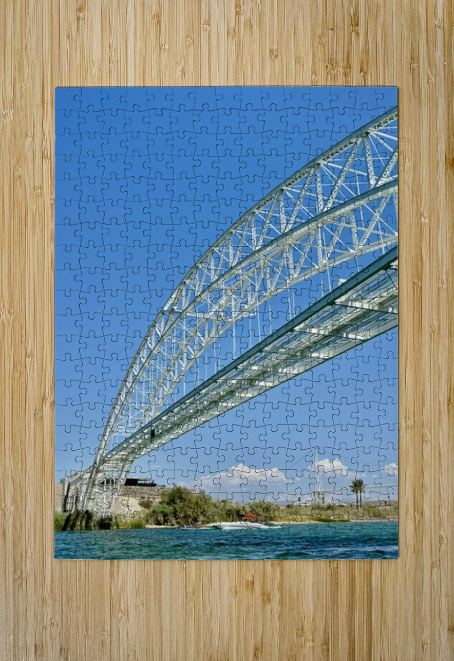 The bridge at Topock Leslie Affeldt Photography Puzzle printing