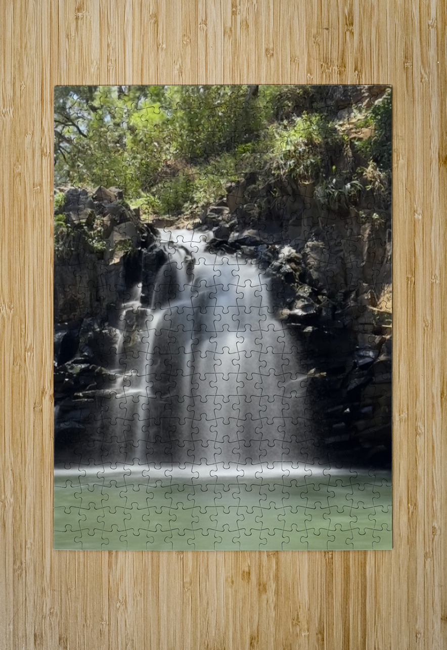 Lower Falls Twin Falls Maui Hawaii Leslie Affeldt Photography Puzzle printing